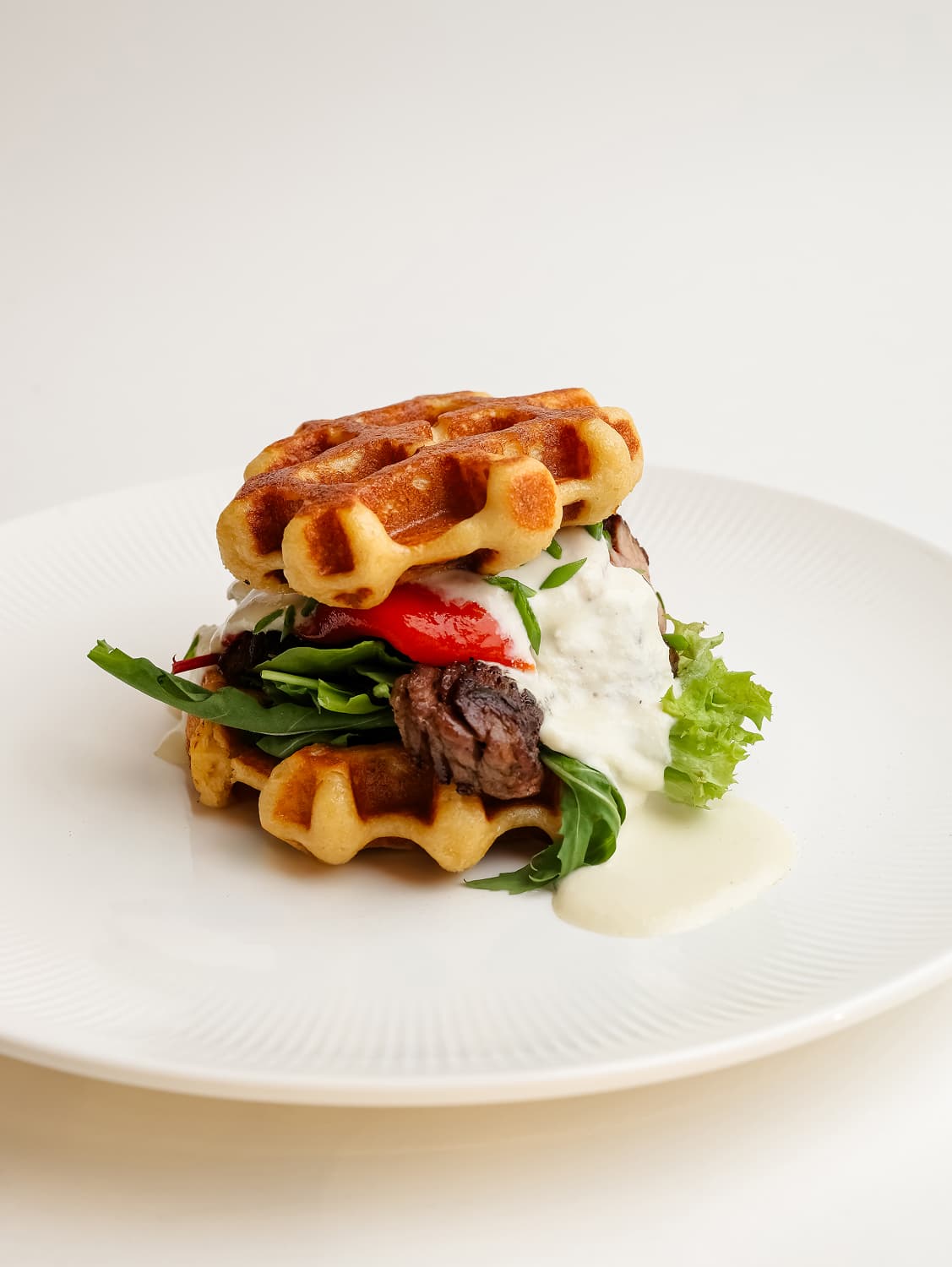 Angus & Blue Cheese Waffles (1) 1